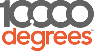 10,000 Degrees logo